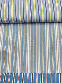 A-1508 Mit Baumwollgarn Gefärbter Streifen[Textilgewebe] ARINOBE CO., LTD. Sub-Foto