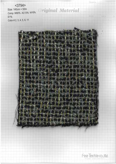 3794 Dunkler Loop-Tweed