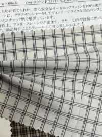 14363 Cordot Organics (R) 60 Single Thread Craft Washer Processing Mini Check[Textilgewebe] SUNWELL Sub-Foto