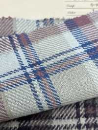 INDIA-2136-SP Baumwollschwerer Twill Karo (Fuzzy)[Textilgewebe] ARINOBE CO., LTD. Sub-Foto