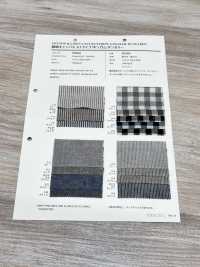 55402 Leinen-Canvas-Streifen/Gingham/Latzhose[Textilgewebe] VANCET Sub-Foto