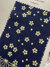 88337 SEVENBERRY® Loomstate In Einem Massiven Goldenen Japanischen Muster[Textilgewebe] VANCET Sub-Foto