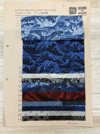 850350 SEVENBERRY® Tsumugi Shantung Japanisches Muster Im Denim-Stil[Textilgewebe] VANCET Sub-Foto