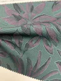 KKF6518-58-D-3 Breites Blumenmuster Aus Jacquard Im Gobelin-Stil[Textilgewebe] Uni Textile Sub-Foto