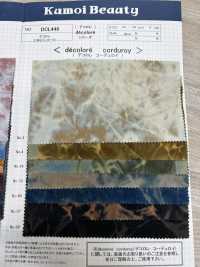 DCL448 21W Mijinkoru Ten Decolore (Mura-Bleichmittel)[Textilgewebe] Kumoi Beauty (Chubu Velveteen Cord) Sub-Foto
