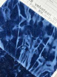 DCL128-ID Decorore Kanpachi Twill Weave Velveteen Indigo Dye[Textilgewebe] Kumoi Beauty (Chubu Velveteen Cord) Sub-Foto
