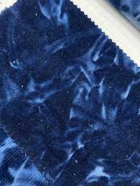 DCL608-ID Decorore 31W Hochleistungs-Stretch-Cord Indigo-Färbung[Textilgewebe] Kumoi Beauty (Chubu Velveteen Cord) Sub-Foto