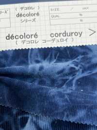 DCL308-ID Decorore 22W Light Summer Cord Indigo-Färbung[Textilgewebe] Kumoi Beauty (Chubu Velveteen Cord) Sub-Foto