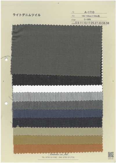 A-1710 Leichter Denim-Twill