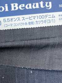 APM3030 5,5 Unzen Supimamo 100 Denim Drill (3/1)[Textilgewebe] Kumoi Beauty (Chubu Velveteen Cord) Sub-Foto