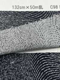 NYK217 Indigo-Seil-Moiré-Jacquard[Textilgewebe] Yoshiwa Textil Sub-Foto