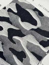 YK874 Tarnungs-Jacquard In Indigo-Seil[Textilgewebe] Yoshiwa Textil Sub-Foto