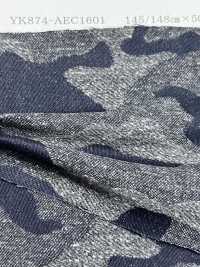 YK874-1601 Jazz-Nep-Jacquard-Camouflage[Textilgewebe] Yoshiwa Textil Sub-Foto
