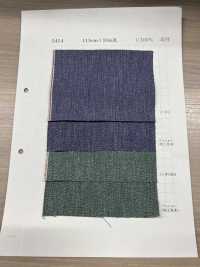 2414B Altmodischer Shuttle Loom Twisted Heather Chambray[Textilgewebe] Yoshiwa Textil Sub-Foto
