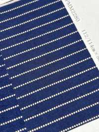 PMM2280-dotstripe Chambray Discharge Print Dot Stripe[Textilgewebe] Yoshiwa Textil Sub-Foto