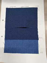 P2280-pindot Chambray Discharge Print Pin Dot[Textilgewebe] Yoshiwa Textil Sub-Foto