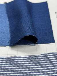 2135 Indigo-Karostreifen[Textilgewebe] Yoshiwa Textil Sub-Foto