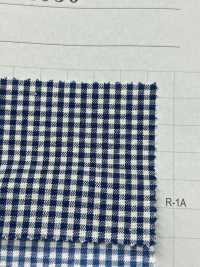 4050 Indigo-Gingham-Karostreifen[Textilgewebe] Yoshiwa Textil Sub-Foto
