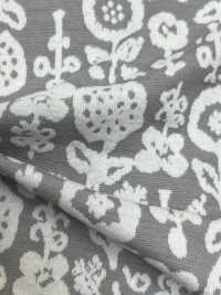 75047-B Rundrippe Fuzzy Jacquard Blumenmuster[Textilgewebe] SAKURA-UNTERNEHMEN Sub-Foto
