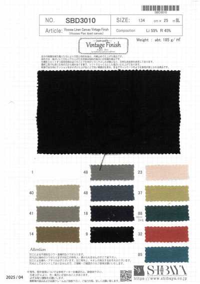 Viskose-Leinen-Canvas-Finish