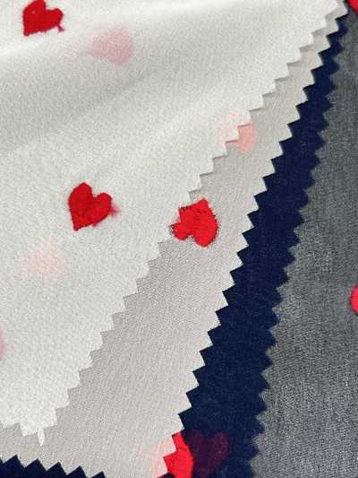 304-1919-1 Chiffon-Stickerei