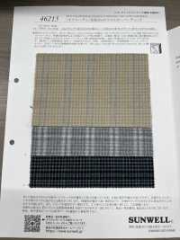 46215 <Mona Luce> Garngefärbter 2-Wege-Twill über Karo[Textilgewebe] SUNWELL Sub-Foto