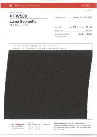 FW500 Lamé-Georgette