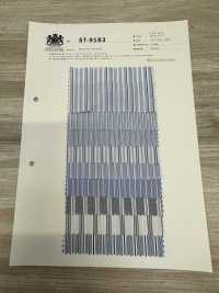 ST-9183 80/2 Blauer Streifen[Textilgewebe] Kuwamura-Faser Sub-Foto