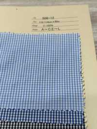 506-12 Baumwollpopeline Mit Mikro-Gingham-Karomuster[Textilgewebe] ARINOBE CO., LTD. Sub-Foto