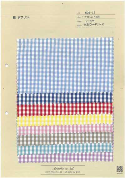 506-13 Baumwoll-Popeline Vichy-Karo