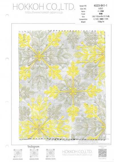 4023-841-1 Batist-Stickerei