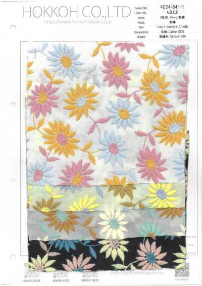 4024-841-1 Batist-Stickerei