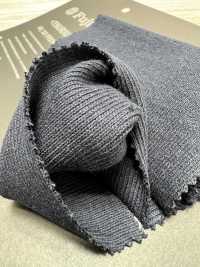 FJ630021 20//- Rundrippe Grau Meliert 1:1[Textilgewebe] Fujisaki Textile Sub-Foto
