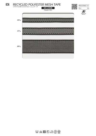 SIC-2338 Recyceltes Polyester-Meshband