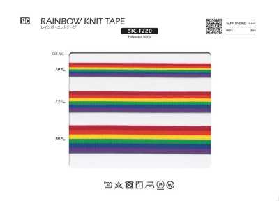SIC-1220 Regenbogen-Strickband