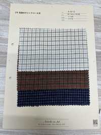 A-8113 21W Garngefärbter, Karierter Cord[Textilgewebe] ARINOBE CO., LTD. Sub-Foto