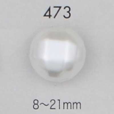 473 Harnstoffknopf mit Perlmutt-Finish und angesetztem Stiel