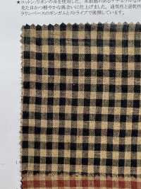 35475 Garngefärbte 30-fädige Baumwolle/Leinen In Dunkler Farbe Mit Gingham Und Streifen[Textilgewebe] SUNWELL Sub-Foto