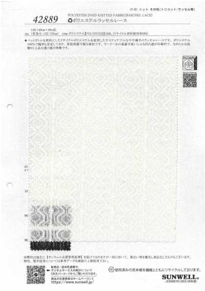 42889 ♻︎Polyester-Raschelspitze
