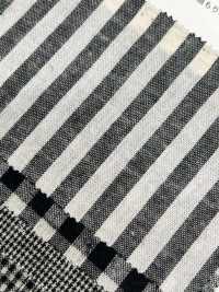 8629 Leinen 20-fädig Gefärbte Fuzzy-Unterlegscheibe[Textilgewebe] VANCET Sub-Foto