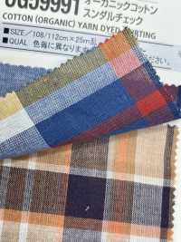 OG59991 Sundar-Karo Aus Bio-Baumwolle[Textilgewebe] VANCET Sub-Foto