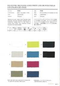 7595 Recycelter Polyester-Leinenstoff[Textilgewebe] VANCET Sub-Foto