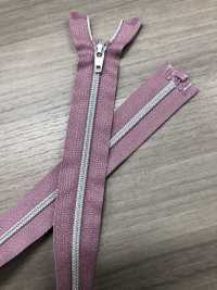 3CMOR-EL-SIL1 METALLION® Spiralreißverschluss Größe 3 Silber Offen[Reißverschluss] YKK Sub-Foto
