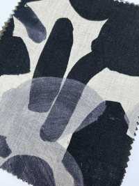 7024-710-3 Leinen-Loomstate-Blumenmuster[Textilgewebe] HOKKOH Sub-Foto