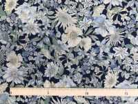 4217 40-fädiges Breittuch, Stilvolle Vintage-Linienblume[Textilgewebe] VANCET Sub-Foto
