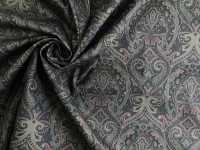 4219 40-fädiges Breittuch, Stilvolles Vintage-Ornament-Paisley[Textilgewebe] VANCET Sub-Foto