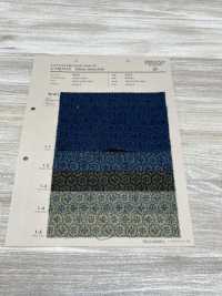 4222 SEVENBERRY® Ungleichmäßiger Fadenstoff, Ethnischer Javanischer Stoff[Textilgewebe] VANCET Sub-Foto
