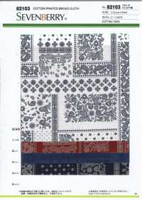82103 Breittuch-Bandana-Muster[Textilgewebe] VANCET Sub-Foto