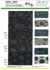 83045 SEVENBERRY® Ungleichmäßiger Fadenstoff, Japanischer Stoff, Kleine Chrysantheme