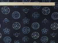 83047 Ungleichmäßiges Fadentuch Mit Japanischem Muster[Textilgewebe] VANCET Sub-Foto